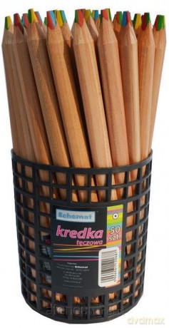 Kredka tęczowa gruba trójkątna
