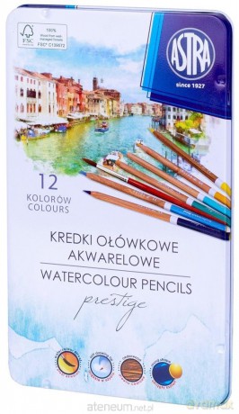 Kredki akwarelowe Prestige 12 kolorów