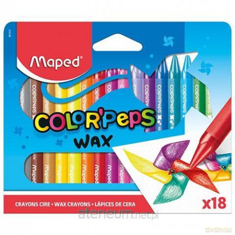 Kredki Colorpeps świecowe 18 kolorów