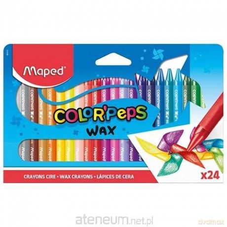 Kredki Colorpeps świecowe 24 kolory