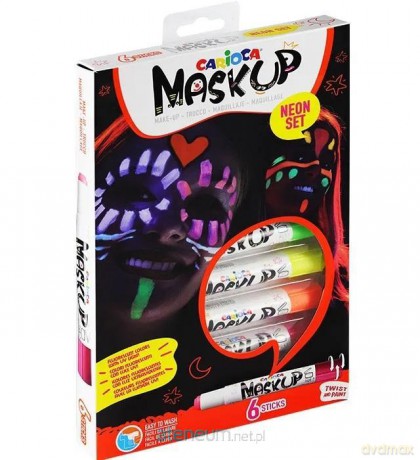 Kredki do twarzy MaskUp Neon 6 kolorów