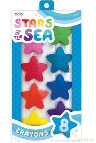 Kredki Gwiazdy Oceanu Stars Of The Sea 8 szt