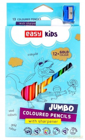 Kredki Jumbo trójkątne 13 kolorów