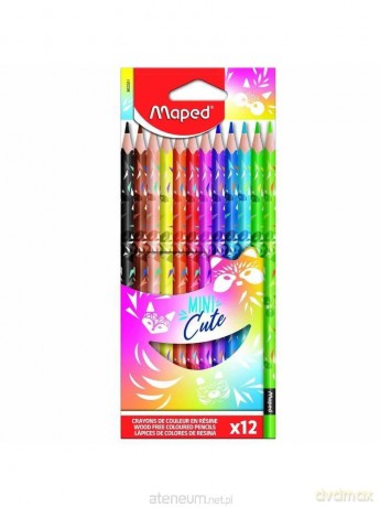 Kredki Mini Cute 12 kolorów