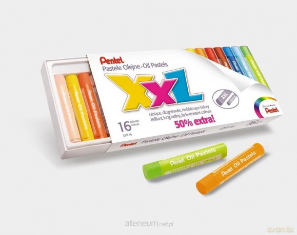 Kredki Pastele olejne XXL 16 kolorów XL