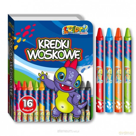 Kredki Premium Kolori Dino 16 kolorów