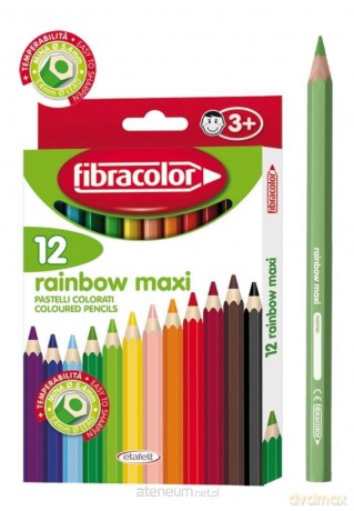 Kredki Rainbow Maxi 12 kolorów