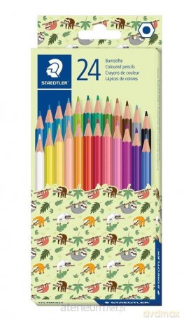 Kredki sześciokątne Pattern 24 kolory