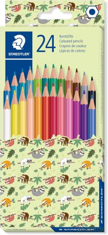Kredki sześciokątne Pattern 24 kolory