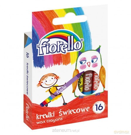 Kredki świecowe 16 kolorów