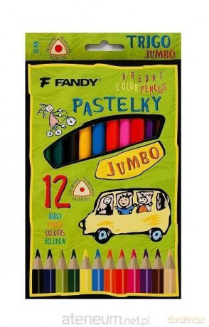 Kredki Trigo Jumbo 12 kolorów