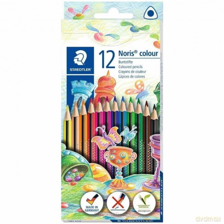 Kredki trójkątne Noris Colour 12 kolorów