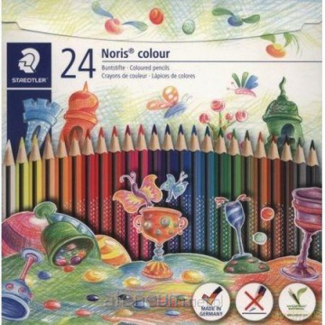 Kredki trójkątne Noris Colour 24 kolory