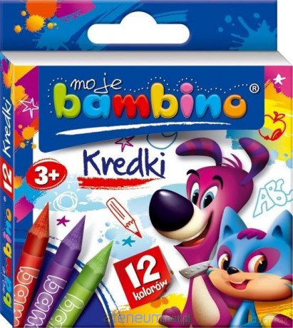 Kredki w pudełku 12 kolorów