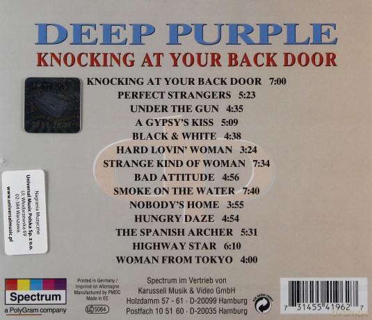 Deep Purple: Knocking At Your Back Door [CD]
