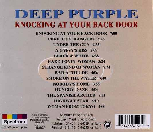 Deep Purple: Knocking At Your Back Door [CD]