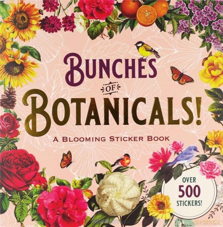 Książka z naklejkami Botanical 500 szt