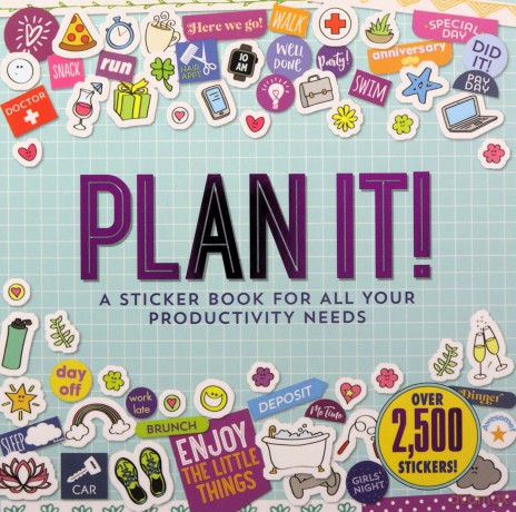 Książka z naklejkami Planowanie dnia 2500 szt