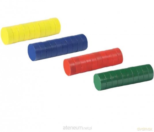 Magnes 15mm kolorowy 40 szt