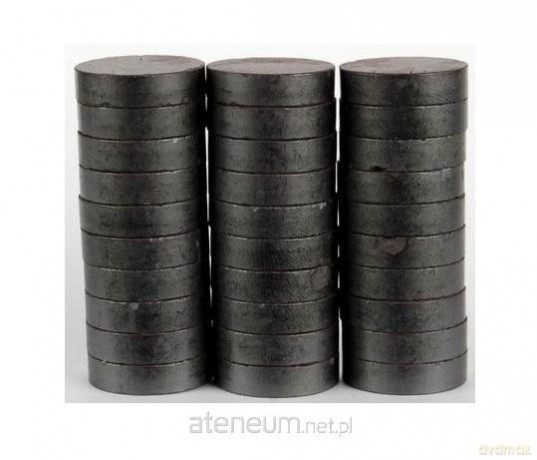 Magnesy 20mm czarne 30 szt