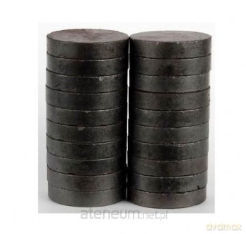 Magnesy 25mm czarne 20 szt