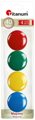 Magnesy do tablic 40mm 4 szt