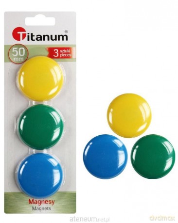 Magnesy do tablic 50mm 3 szt