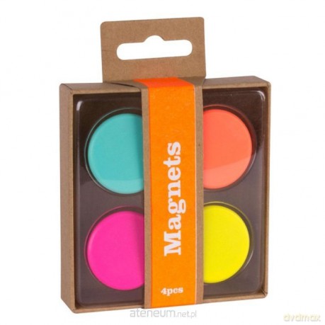 Magnesy Fluor Collection 4 szt MIX