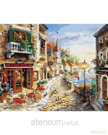 Malowanie po numerach - Bulwar Nadmorski 40x50 cm