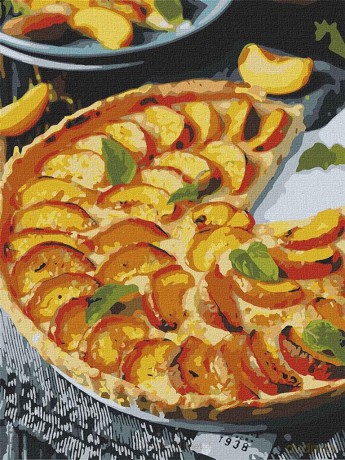 Malowanie po numerach - Ciasto 30x40 cm