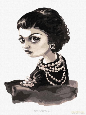 Malowanie po numerach - Coco Chanel 30x40 cm