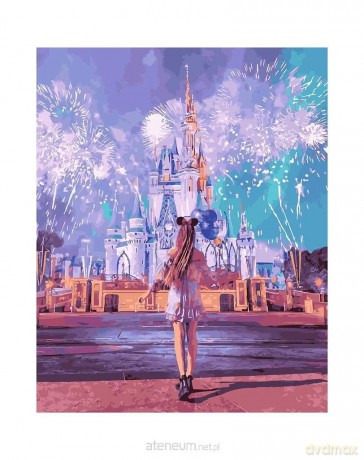 Malowanie po numerach - Disneyland 40x50 cm