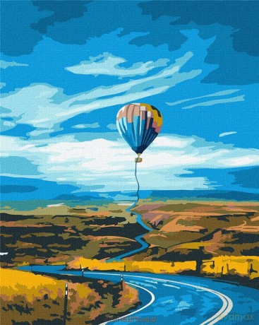 Malowanie po numerach - Droga na szczyt 40x50 cm