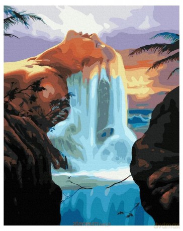Malowanie po numerach - Dziewczyna 40x50 cm