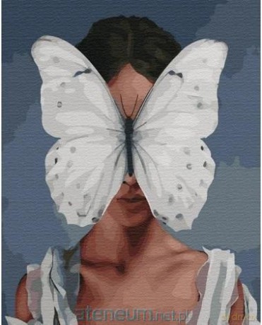 Malowanie po numerach - Dziewczyna-motyl 40x50 cm
