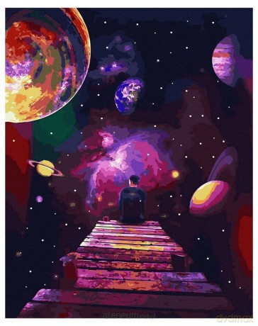 Malowanie po numerach - Gwiaździsty most 40x50 cm