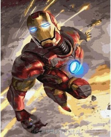 Malowanie po numerach - Iron Man 40x50 cm