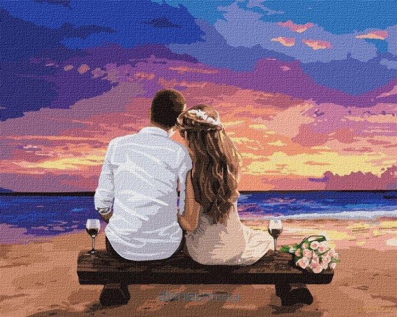 Malowanie po numerach - Kochaj mnie 40x50 cm