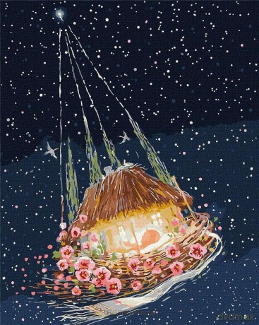 Malowanie po numerach - Kolebka 40x50 cm