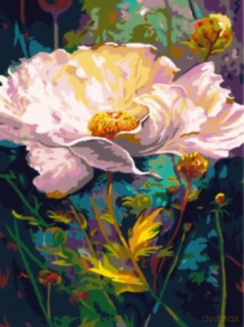 Malowanie po numerach - Kwiat życia 40x50 cm