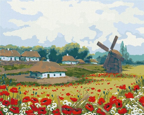 Malowanie po numerach - Lato na farmie 40x50 cm