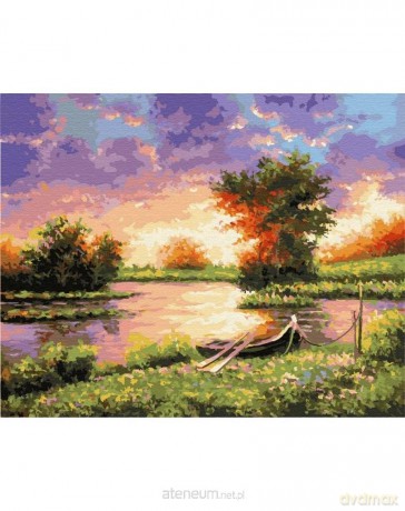 Malowanie po numerach - Letni krajobraz 40x50 cm