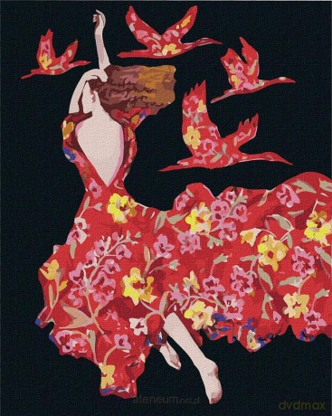Malowanie po numerach - Loty we śnie.. 40x50 cm