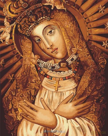 Malowanie po numerach - Madonna 40x50 cm