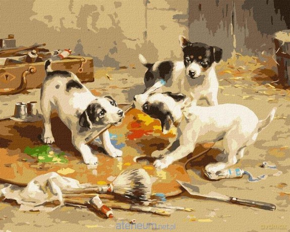 Malowanie po numerach - Mali artyści 40x50 cm