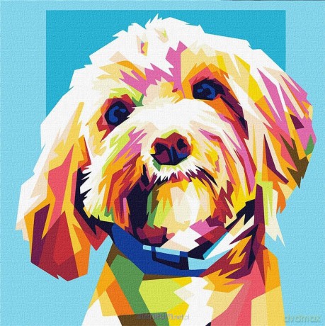Malowanie po numerach - Małe zwierzątko 40x40 cm