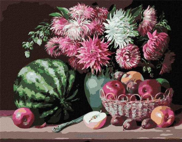 Malowanie po numerach - Martwa natura 40x50 cm