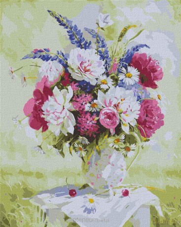 Malowanie po numerach - Martwa natura.. 40x50 cm