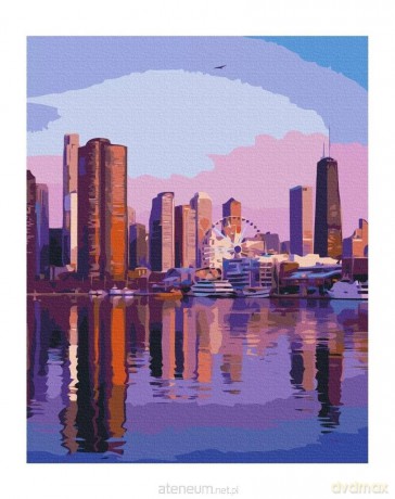 Malowanie po numerach - Metropolia 40x50 cm