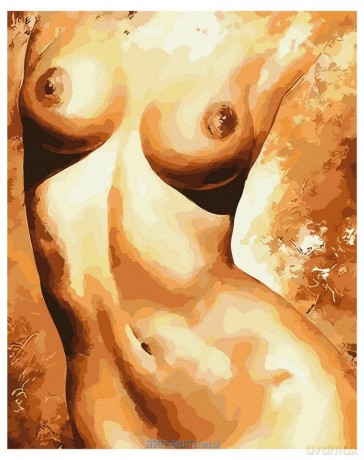 Malowanie po numerach - Naga kobieta 40x50 cm